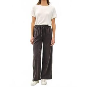 NEW BE COOL women's relax wide leg pant in stonewash